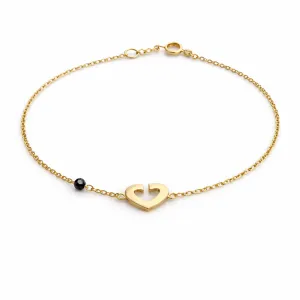 Xρυσό βραχιόλι 9 καρατίων BZ4