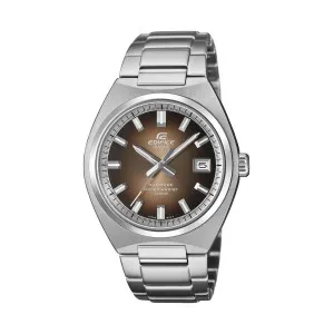 Ρολόι CASIO EFB-109D-5AVEF από ανοξείδωτο ατσάλι με καφέ καντράν και μπρασελέ.