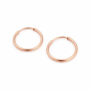 Κρίκοι Ροζ Χρυσοί HP164 14 Καράτια