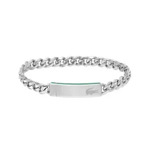 Ανδρικό βραχιόλι Lacoste 2040081 Baseline από ανοξείδωτο ατσάλι.
