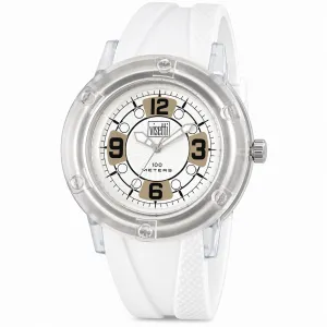 Γυναικείο Ρολόι Visetti RI-SW650W Cuba Με Λευκό Καουτσούκ Λουράκι