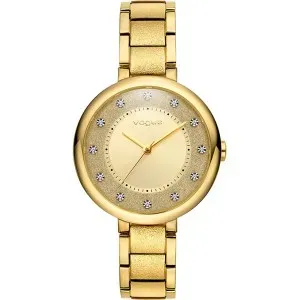 VOGUE 812941 Perfume Crystals Gold Stainless Steel Bracelet