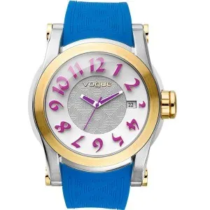 VOGUE Joy Two Tone Gold Plated Rubber Strap 17302.6