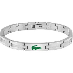 Ανδρικό βραχιόλι Lacoste 2040625 από ανοξείδωτο ατσάλι.