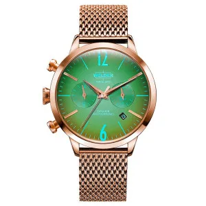 WELDER WWRC605 Moody Chrono Rose Gold Mesh Bracelet