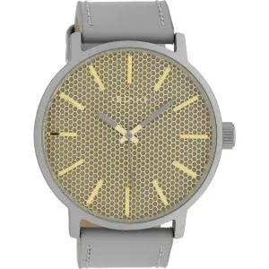 Ρολόι OOZOO C10036 Timepieces με Γκρί Δερμάτινο Λουράκι