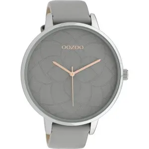 Ρολόι OOZOO C10101 Timepieces με Γκρί Δερμάτινο Λουράκι