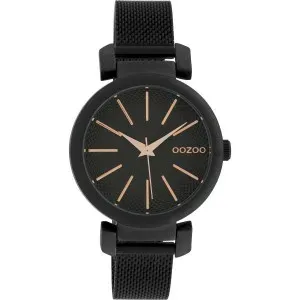 Ρολόι OOZOO C10131 Timepieces με Μαύρο Ατσάλινο Μπρασελέ