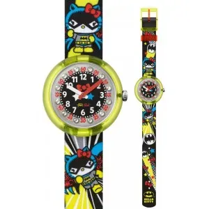 Ρολόι FLIK FLAK ZFLNP016 Dc Hello Kitty Batgirl Πλαστικό Λουράκι