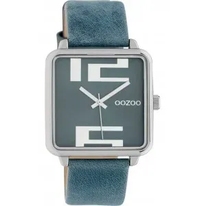 Ρολόι OOZOO C10361 Timepieces με Μπλέ Δερμάτινο Λουράκι