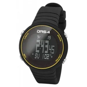 Ρολόι Das.4 LD09 LCD 60021 με ψηφιακό καντράν και μαύρο λουράκι