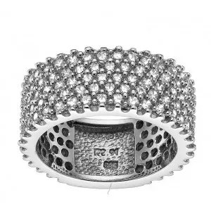 Λευκόχρυσο γυναικείο δαχτυλίδι 14 καρατίων DX140