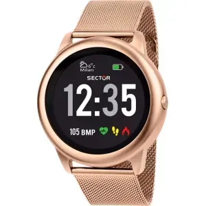 SECTOR S-01 Smartwatch Rose Gold Metallic Bracelet R3251545501
