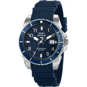 SECTOR 450 Blue Silicone Strap R3251276003