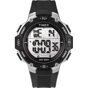 Ρολόι TIMEX TW5M41200 Rugged με ψηφιακό καντράν και μαύρο καουτσούκ λουράκι.