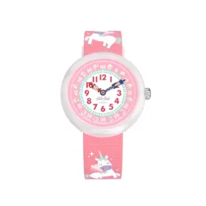 Ρολόι FLIK FLAK ZFBNP121 Magical Dream με Ροζ Υφασμάτινο Λουράκι