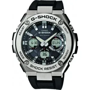 Ρολόι CASIO GST-W110-1AER G-Shock με Μαύρο Καουτσούκ Λουράκι