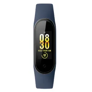 Ρολόι Smartwatch Das.4 CN40 50242 με ψηφιακό καντράν και μπλε καουτσούκ λουράκι.