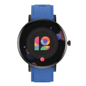 Ρολόι DAS.4 95012 Smartwatch SU10 με ψηφιακό καντράν και μπλε καουτσούκ λουράκι.