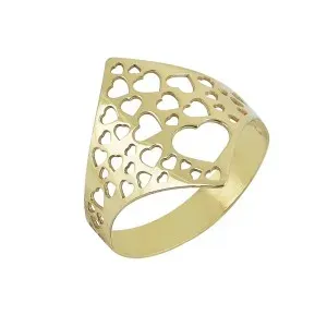Χρυσό γυναίκειο δαχτυλίδι DA668