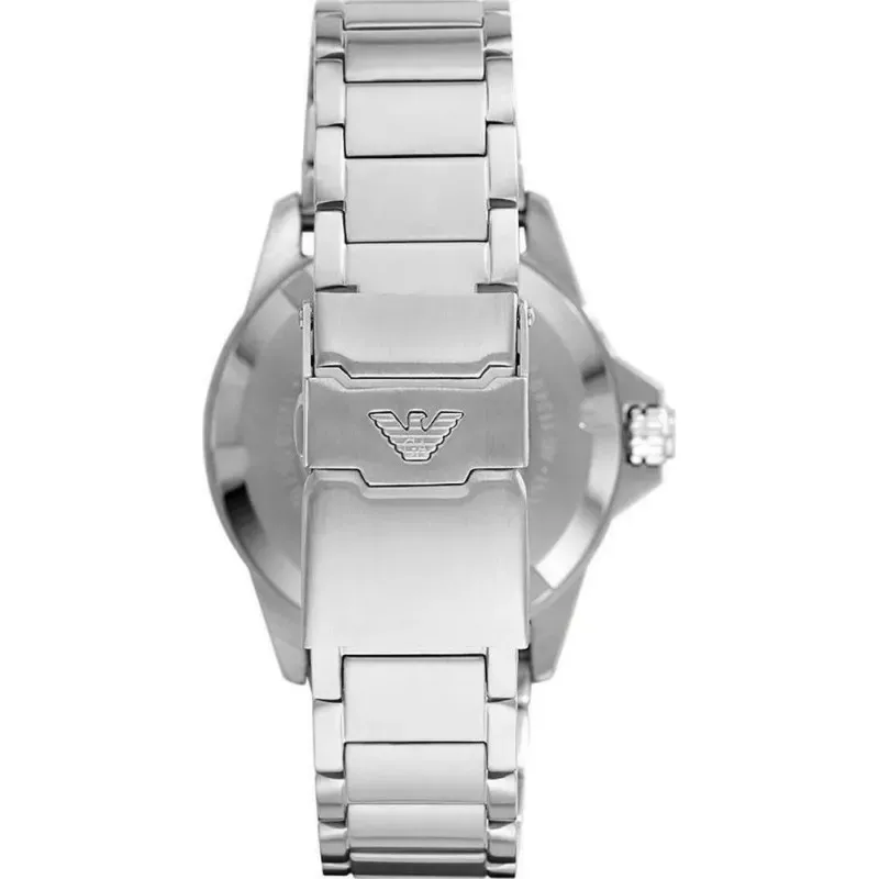 Emporio armani men's discount stainless steel bracelet watch